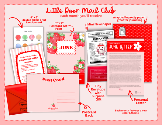 Little Door Mail Club - a monthly snail mail club
